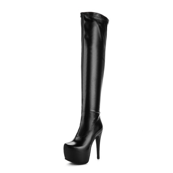 DoraTasia 2019 Plus Size 33-48 brand fashion platform over the knee boots women sexy super high heels shoes woman party boots