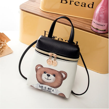 New Cute Type Ladies PU Handbag High Quality 2020 Hot Sale Small Girls Exquisite Color Matching Casual Fashion Small Square Bag
