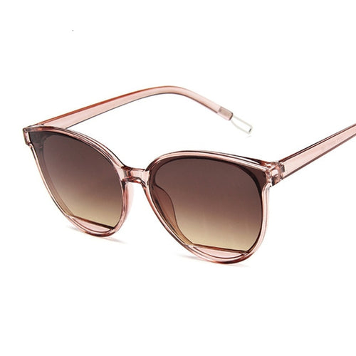 New Classic Oval Red Women Sunglasses Female Vintage Luxury Plastic Brand Designer Cat Eye Sun Glasses UV400 Fashion
